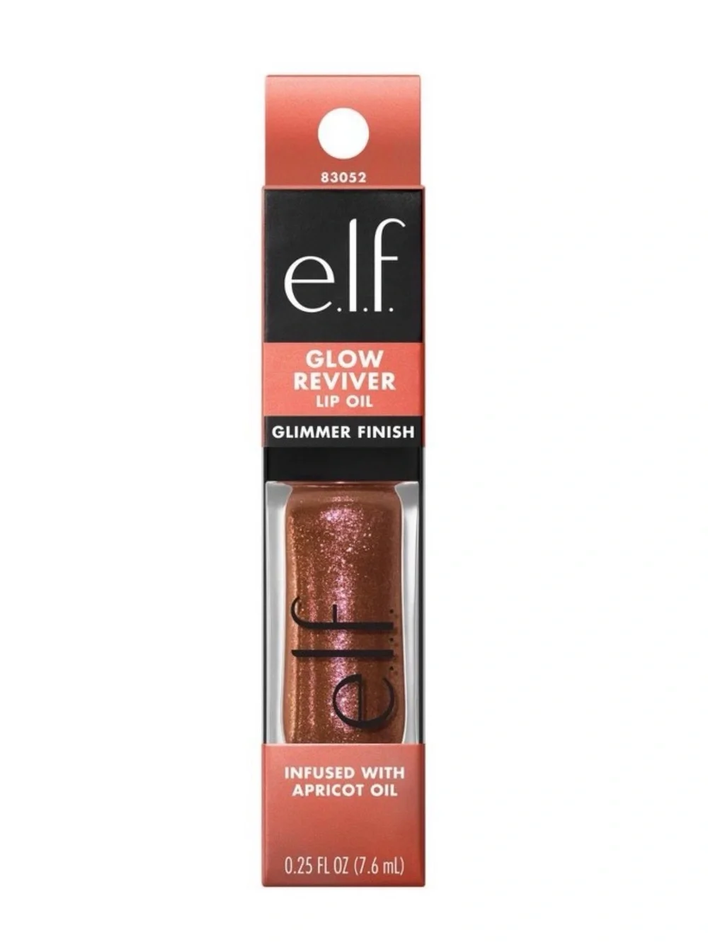 e.l.f Glow Reviver Lip Oil Glimmer-Chocoluxe